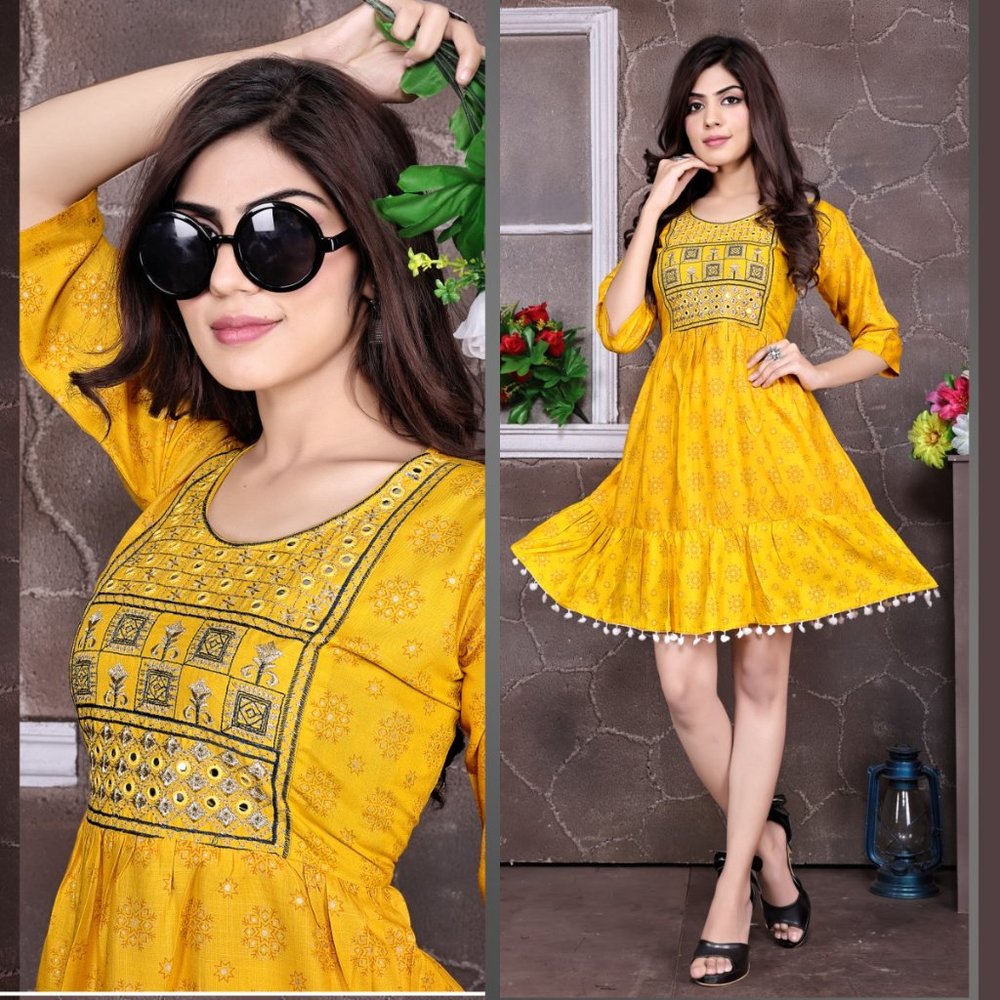 Womens Viscose fabric Short Nyra Kurti